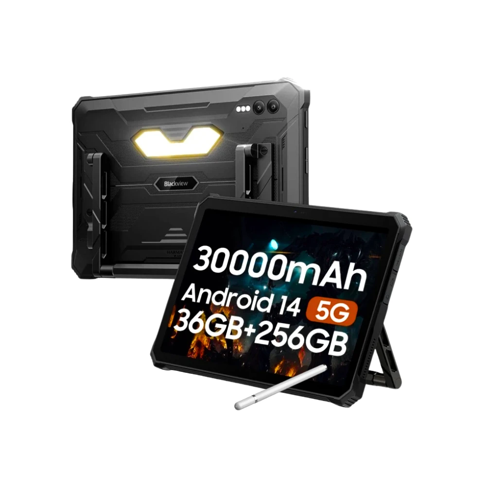 Tablet Blackview Active 10 Pro 5G - Linterna | 36 GB RAM 256 GB ROM