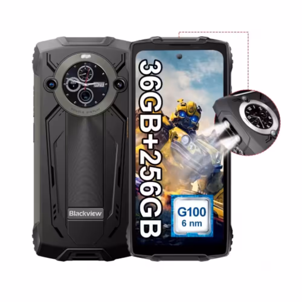 Blackview BV8200 | 36 GB RAM 256 GB ROM - AI Brillo Linterna
