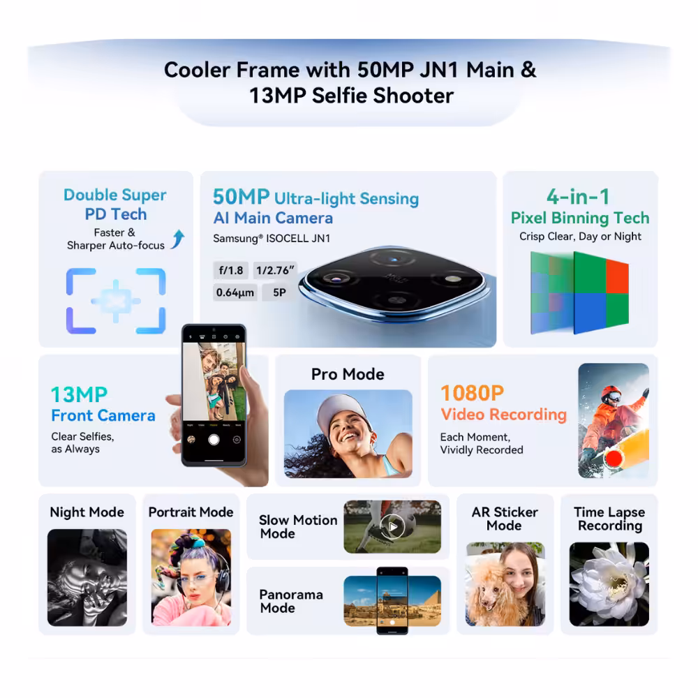 Blackview COLOR 6 | 24 GB RAM 128GB/256GB ROM - Imagen 8