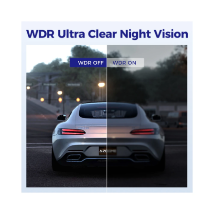 Cámara para coche AZDOME M660 con Wi‑Fi 5G, visión nocturna y grabación 360° en 2K + Full HD - Image 6