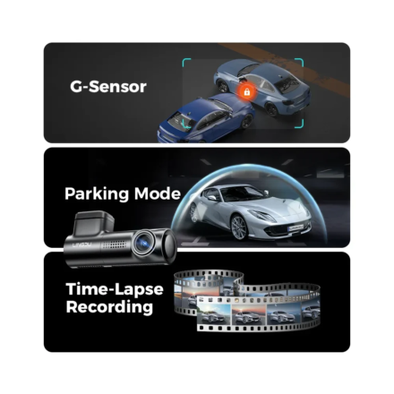 Cámara para coche LINGDU D08 1296P con Wi‑Fi, G‑Sensor y Parking Mode - Image 5