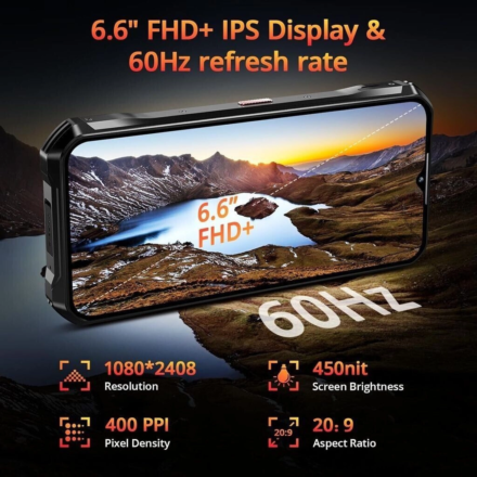 Oukitel WP33 Pro | 24GB (8GB+16GB) RAM + 256GB ROM E-SIM - Imagen 9