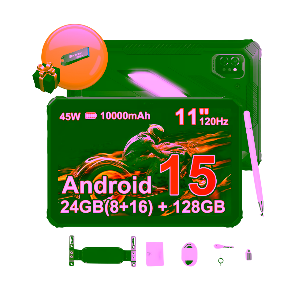 Tablet Blackview Active 7: Linterna incoporada