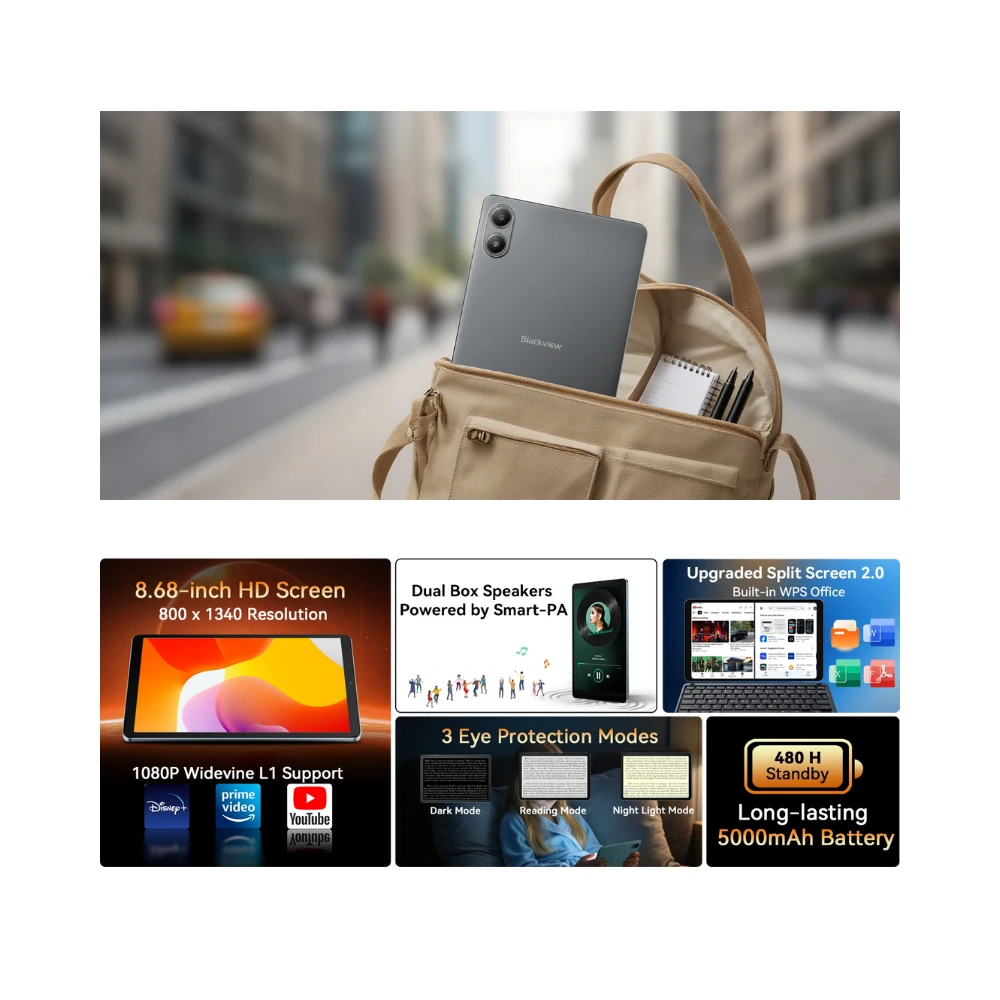 Tablet Blackview LINK 2 | 12 GB RAM 128 GB ROM - Imagen 5