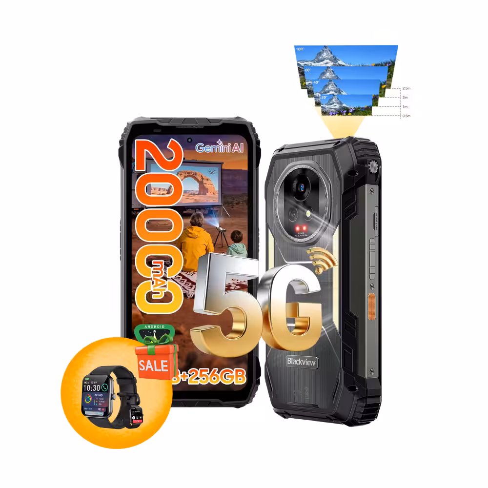 Blackview Xplore 2 Projector: Proyector, linterna y eSIM