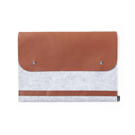 Funda Portátil 14" de Fieltro y Polipiel