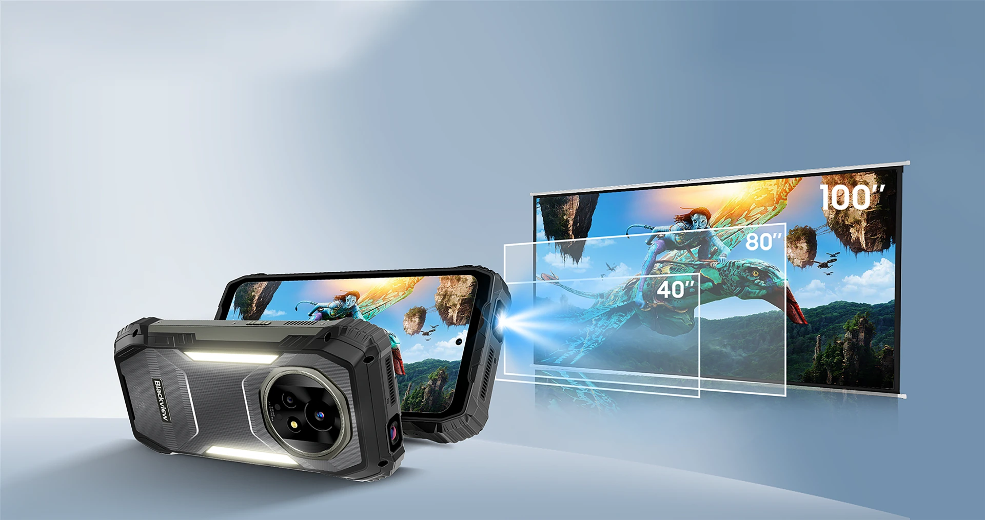 Blackview Xplore 2 con proyector incorporado. ESIM - Imagen 6