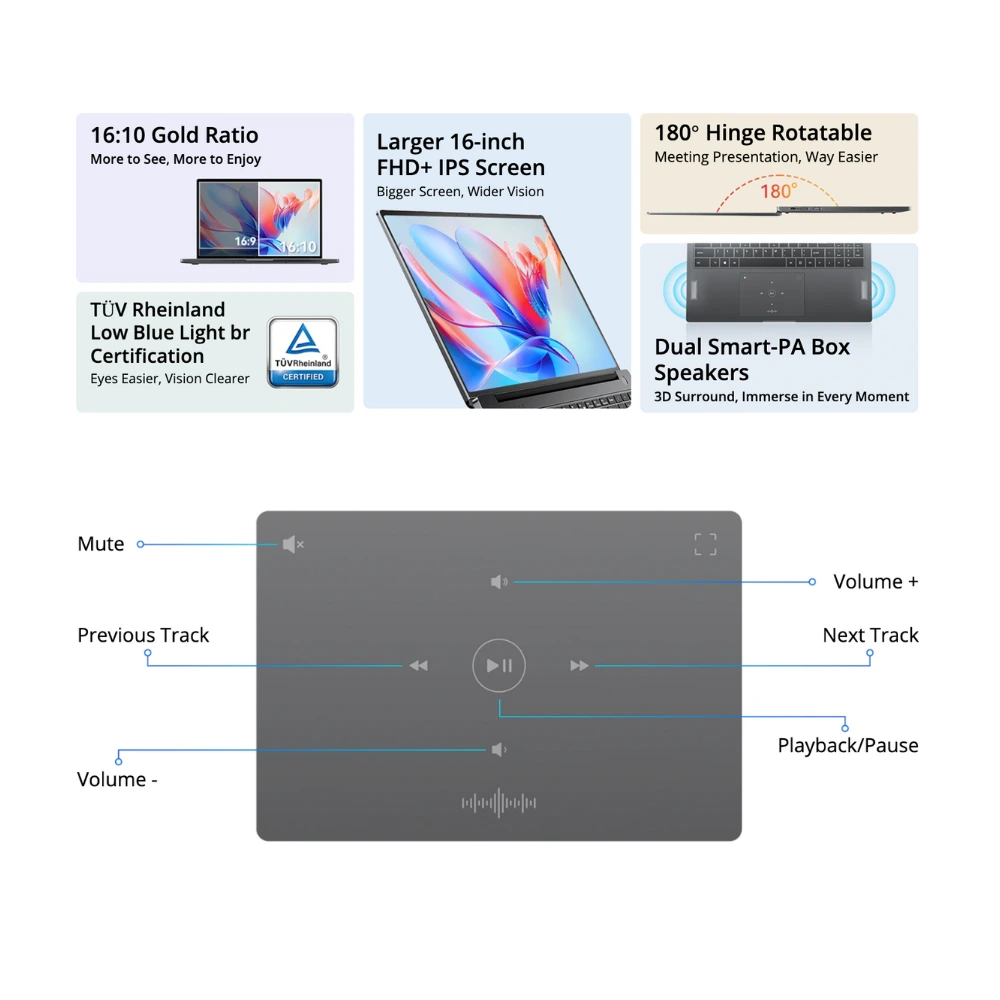 Blackview Acebook 12 12th i5 -12450h | 16 GB RAM 512 GB SSD - Imagen 4