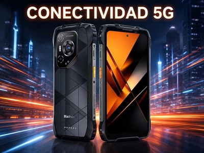 Móvil Blackview resistente con conectividad 5G