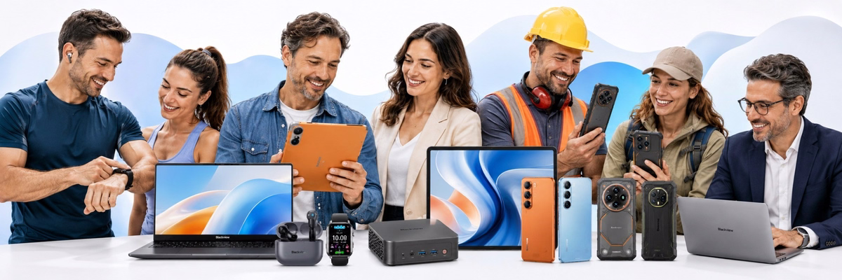 Productos Blackview: móviles, tablets, ordenadores, mini PC y wearables