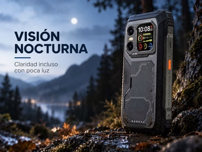 Móvil Blackview con visión nocturna para exteriores y condiciones de poca luz