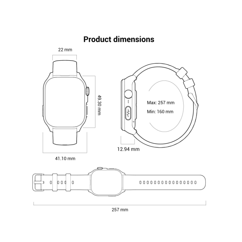 Blackview R70 - Smartwatch con linterna - Imagen 6